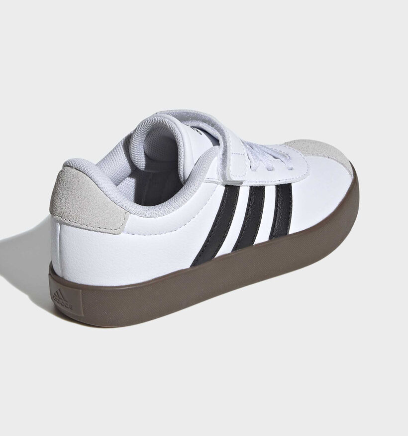 adidas VL Court 3.0 Baskets basses en Blanc pour gar&ccedil;ons (372739)