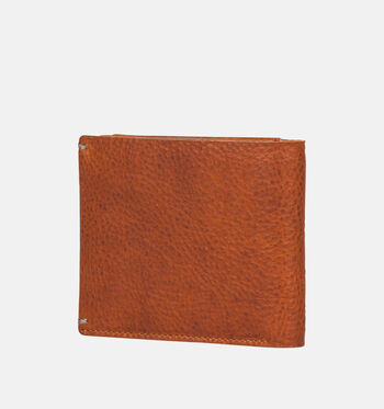 Burkely Portemonnees Zwart/Cognac/Bruin