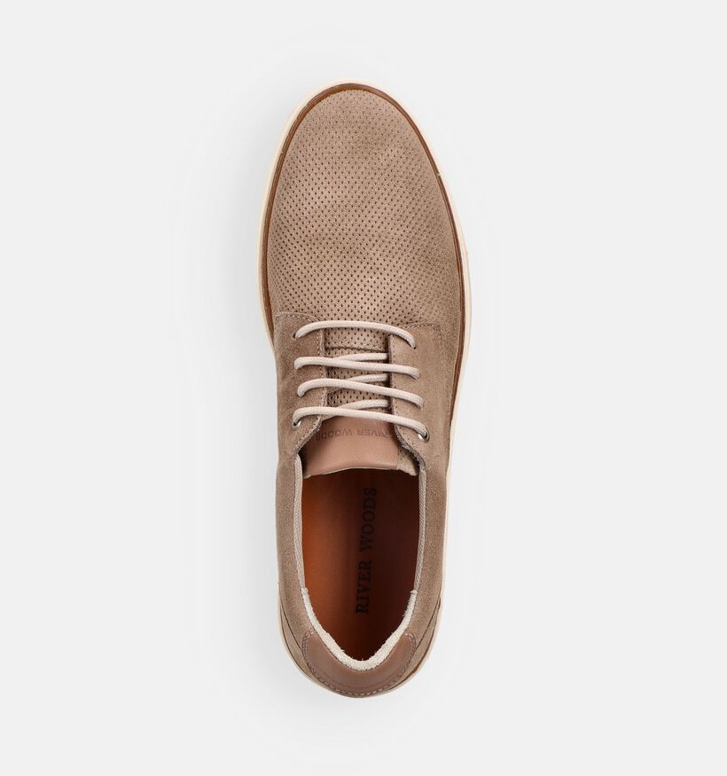 River Woods Chaussures classiques en Beige pour hommes (373395) - pour semelles orthop&eacute;diques