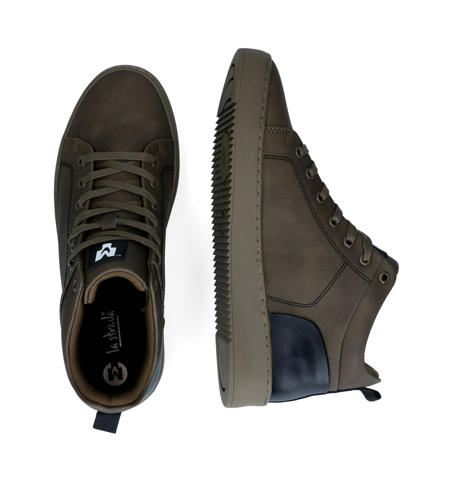 La Strada Kaki Hoge Sneakers Heren Sneakers Online op TORFS.BE