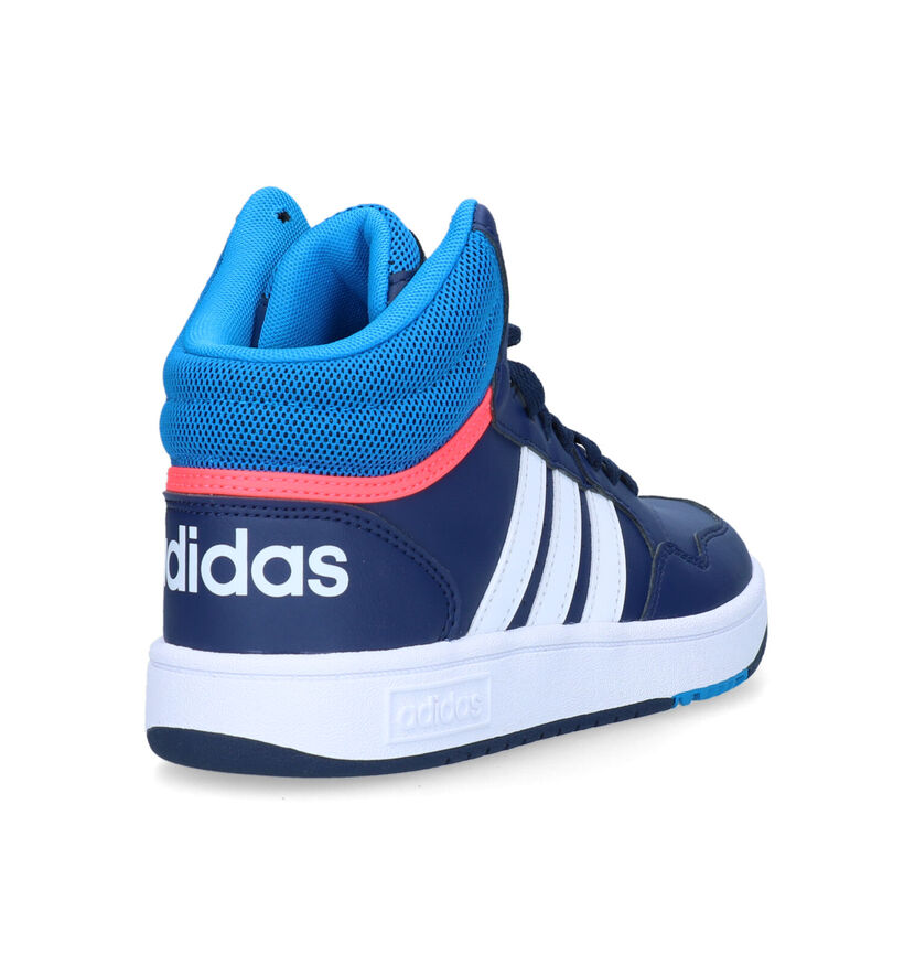 adidas Hoops Mid 3.0 Baskets en Bleu pour filles, garçons (326855)
