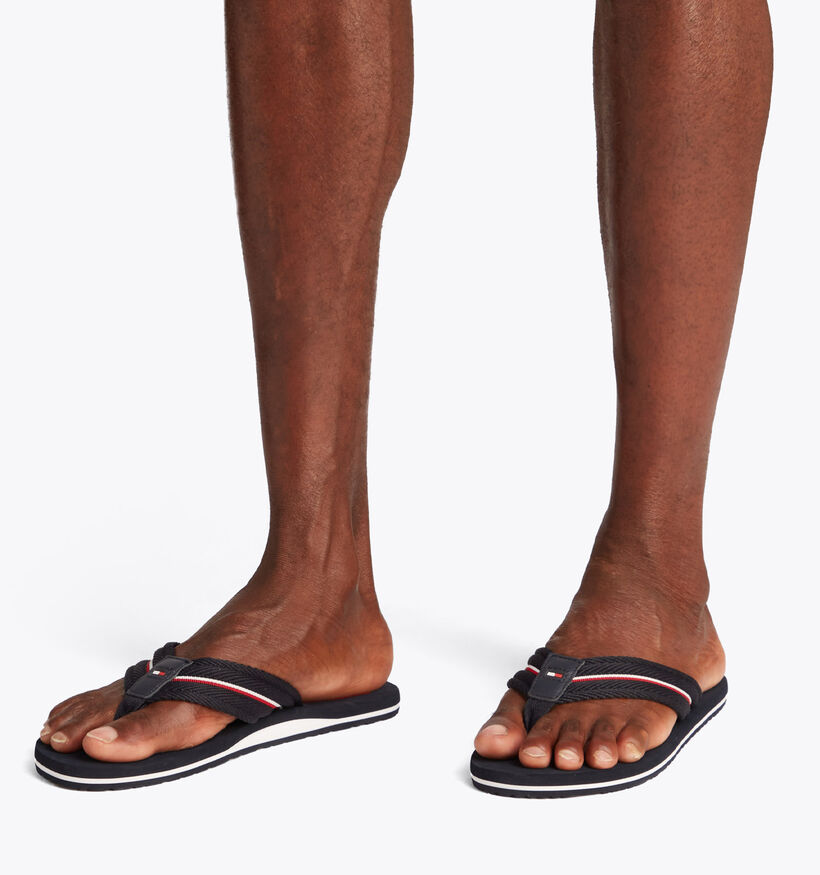 Tommy Hilfigher Corporate Teenslippers Blauw voor heren (352832)