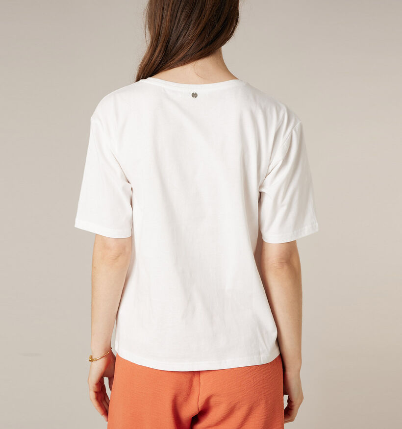 Deeluxe Original Albane Witte T-shirt Copacabana voor dames (369788)