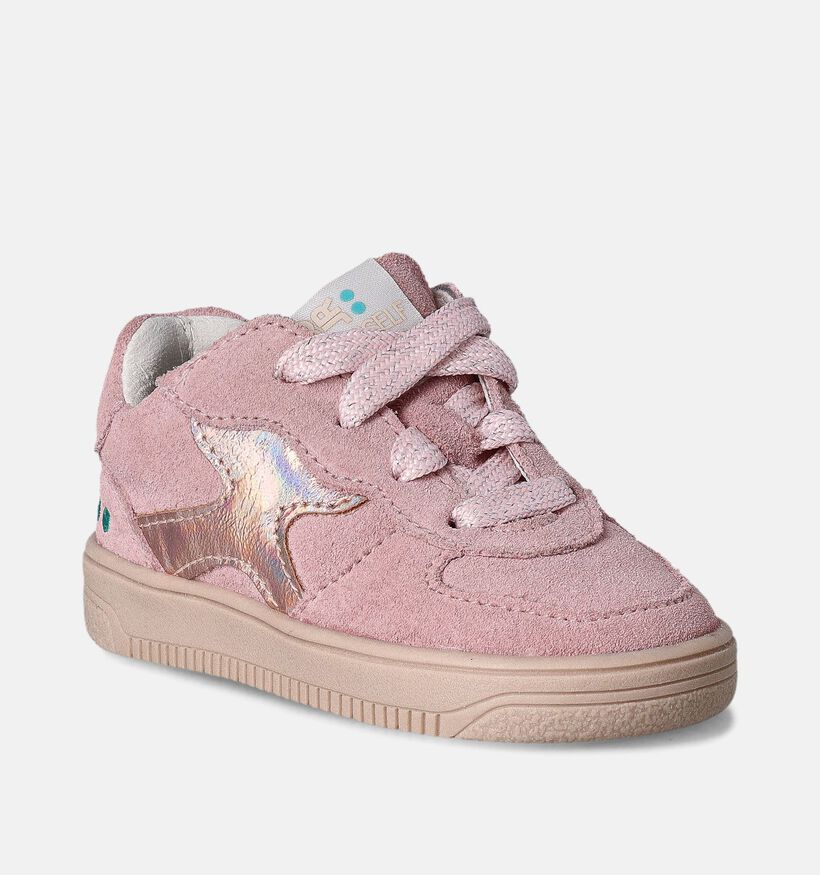 Bunnies Baskets basses en Rose pour filles (357460) - pour semelles orthopédiques