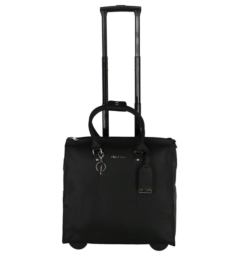 Zwarte Business Trolley Olivia Lauren Lola in kunstleer (248952)