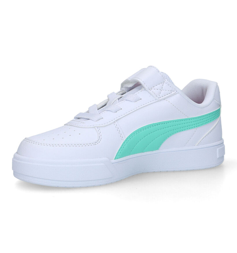 Puma Caven AC Baskets en Blanc pour filles (318771) - pour semelles orthopédiques