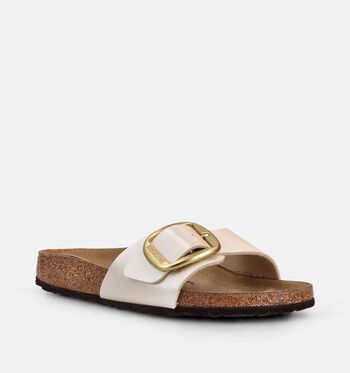 Birkenstock Big Buckle Nu-pieds Graceful Pearl White