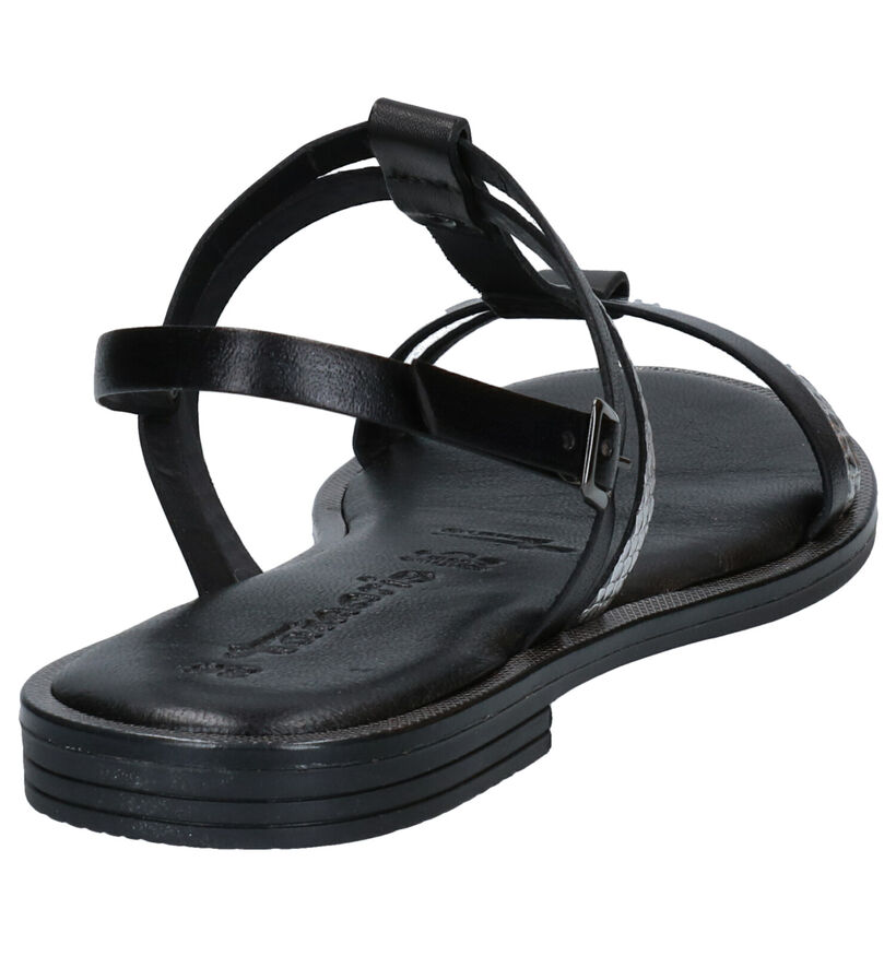 Tamaris Touch it Sandales en Beige in leer (289379)