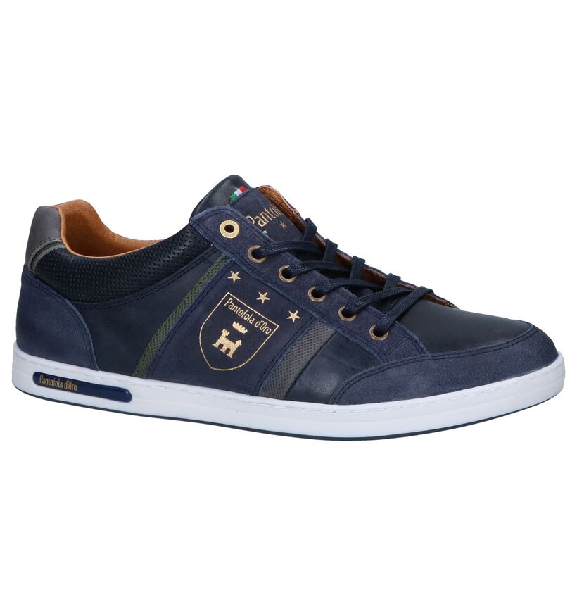 Pantofola d'Oro Mondovi Low Grijze Veterschoenen in leer (286479)