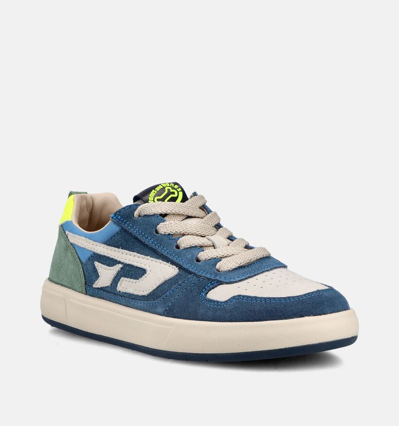 STONES and BONES Plumy Blauwe Sneakers voor jongens (369665) - geschikt voor steunzolen