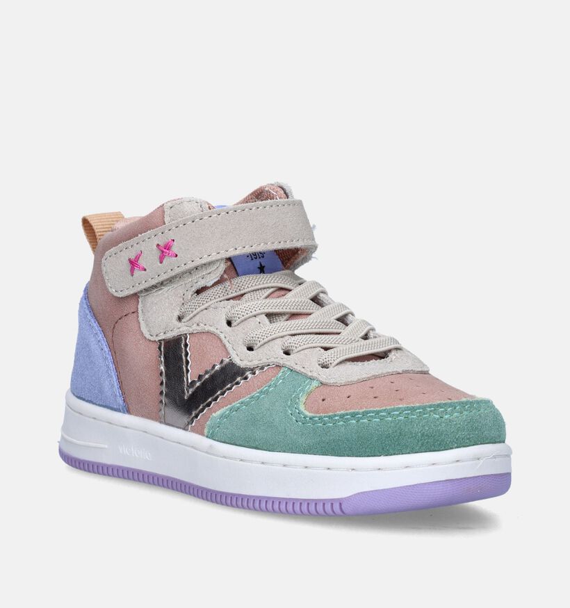 Victoria Baskets montantes en Rose pour filles (347127)
