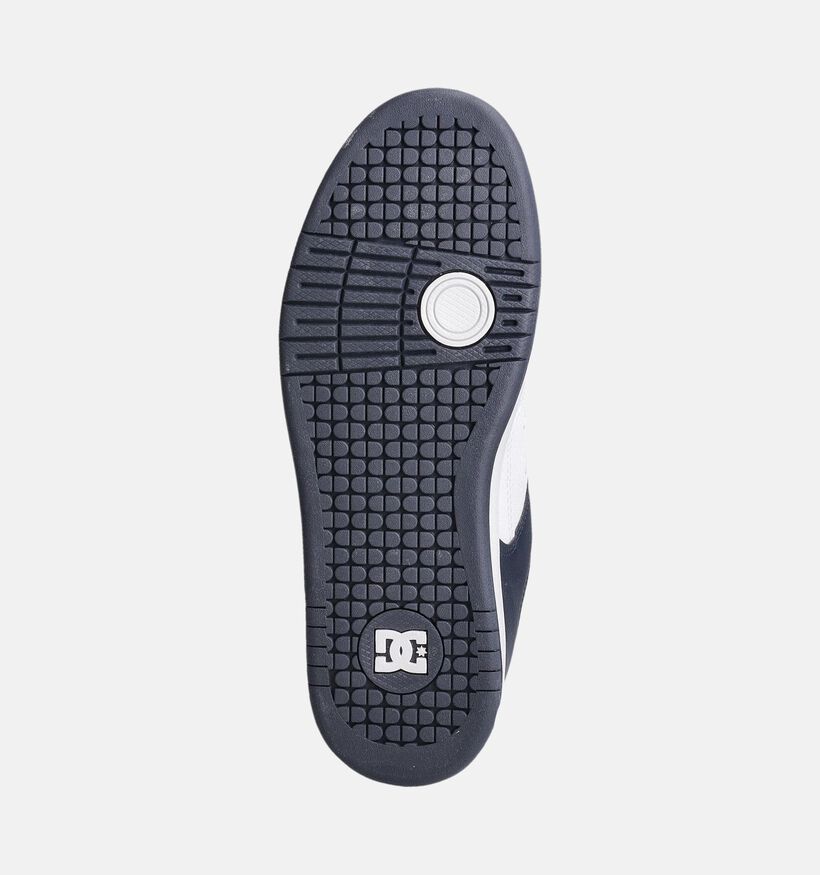 DC Shoes Manteca 4 Baskets en Blanc/Bleu pour hommes (366438) - pour semelles orthopédiques