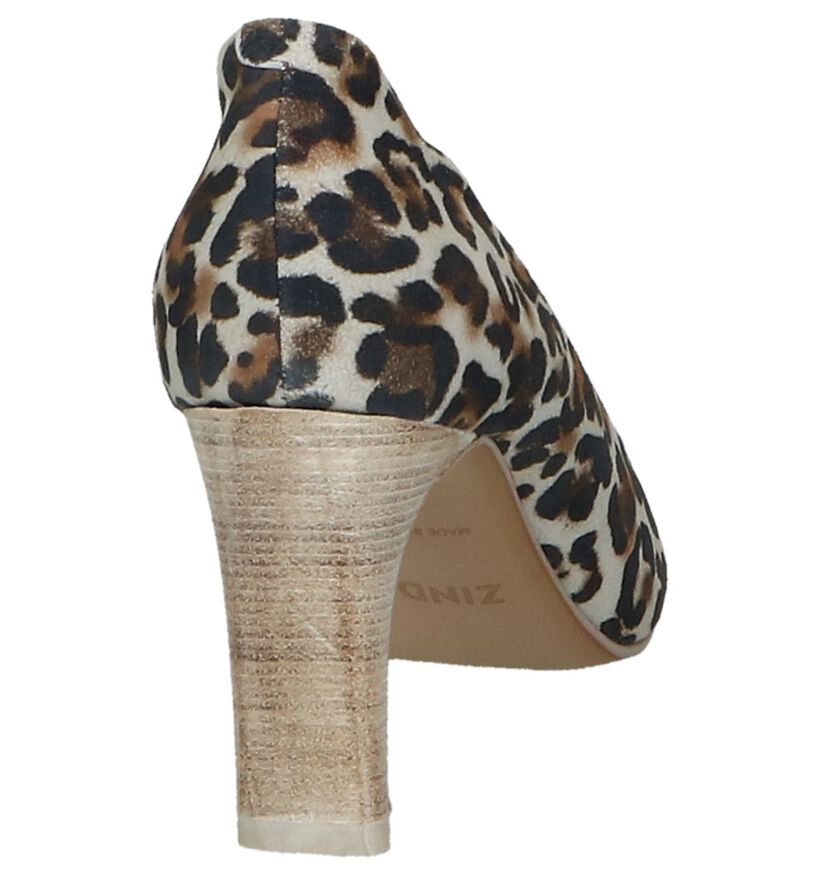 High Heel Pumps met Luipaardprint Zinda in daim (249687)