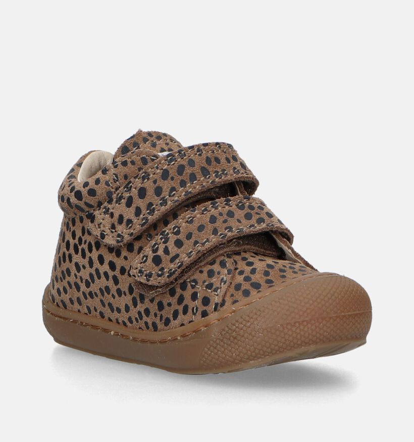 Naturino Cocoon Bruine Babyschoenen voor meisjes (347652) - geschikt voor steunzolen