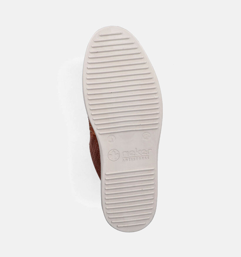Rieker Chaussures à enfiler en Cognac pour hommes (354799)
