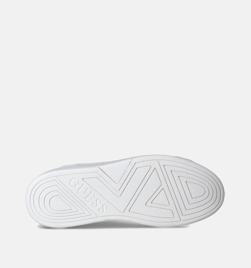 Guess Vinci Witte Veterschoenen voor heren (354065) - geschikt voor steunzolen