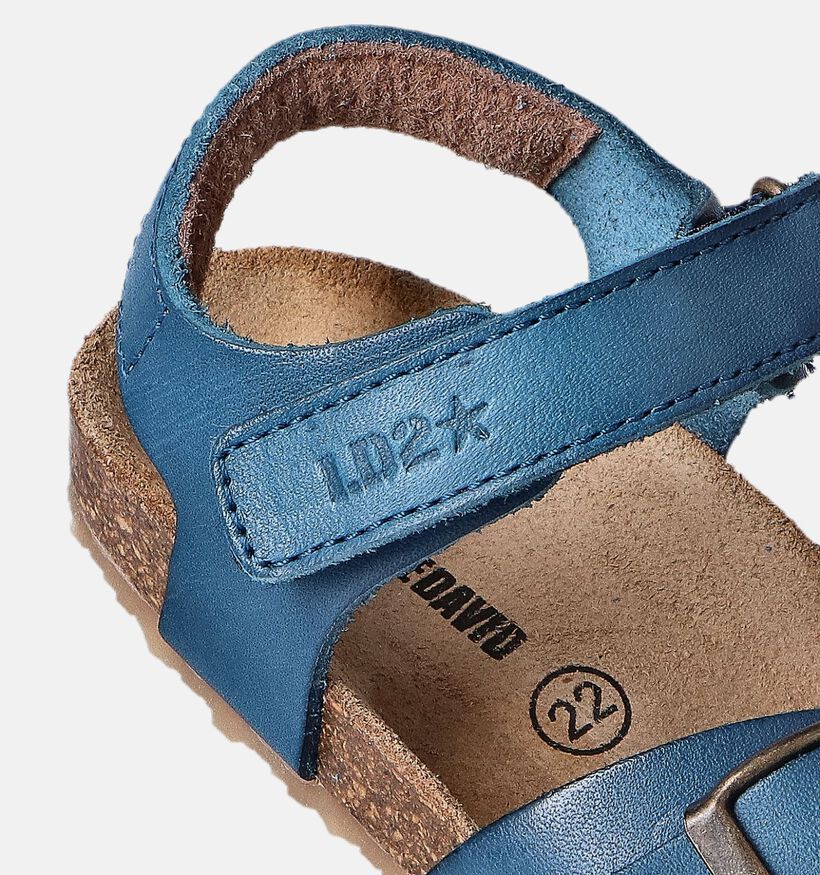 Little David Fabio Sandales pour bébé en Bleu pour filles, garçons (356053)