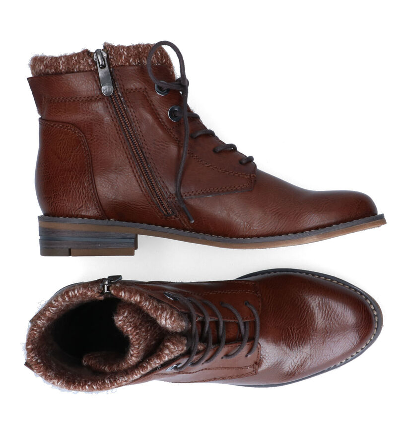 Marco Tozzi Bottines à lacets en Marron pour femmes (315581)