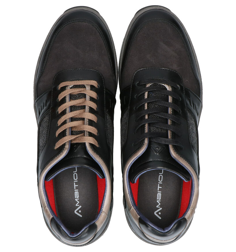 Ambitious Chaussures basses en Noir en cuir (263273)