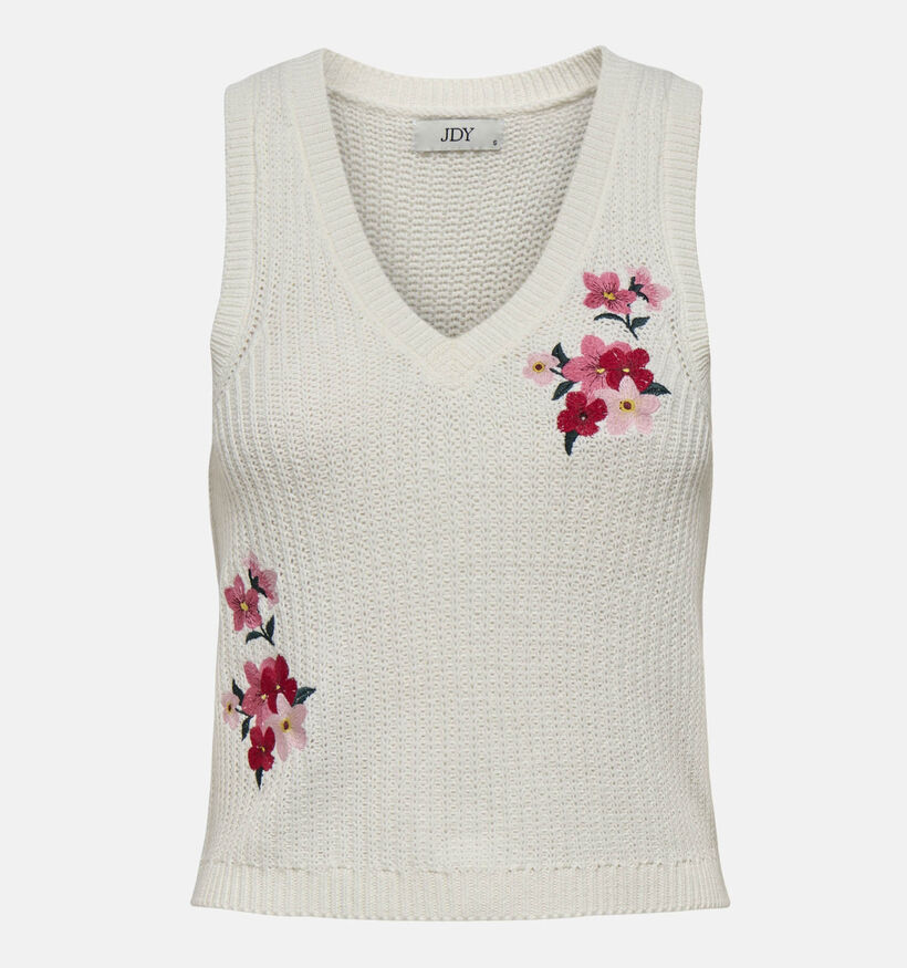 JDY Kenya Embroidered Witte Top voor dames (359950)