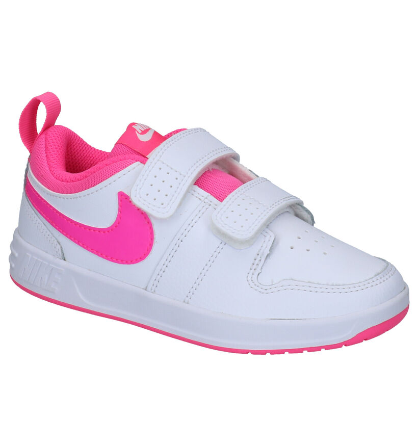 Nike Pico 5 Witte Sneakers in kunstleer (254092)