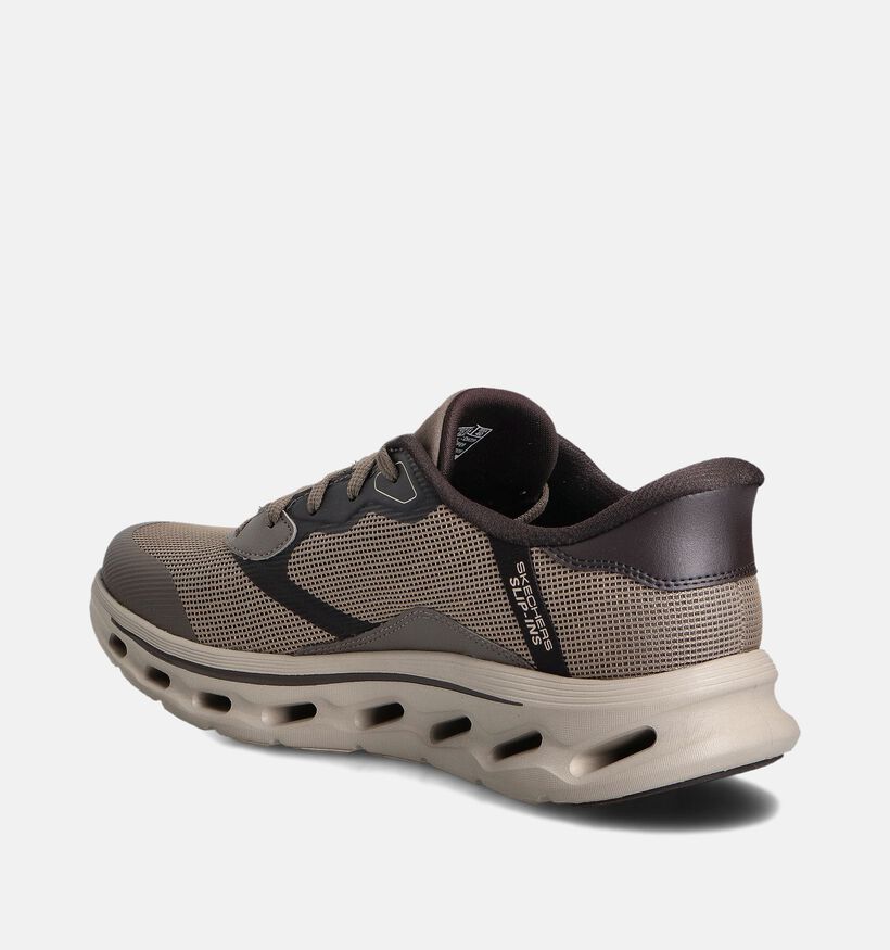 Skechers Go Walk Glide-Step 2.0 Taupe Sneakers voor heren (359733) - geschikt voor steunzolen