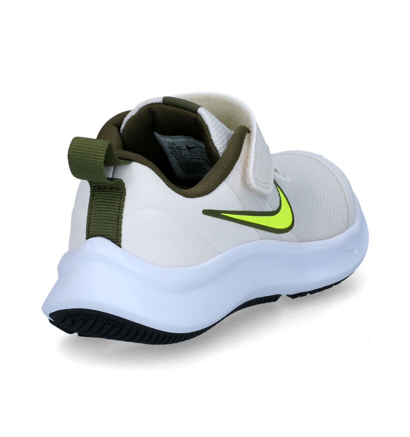Nike Star Runner Beige Sneakers in kunstleer (316250)