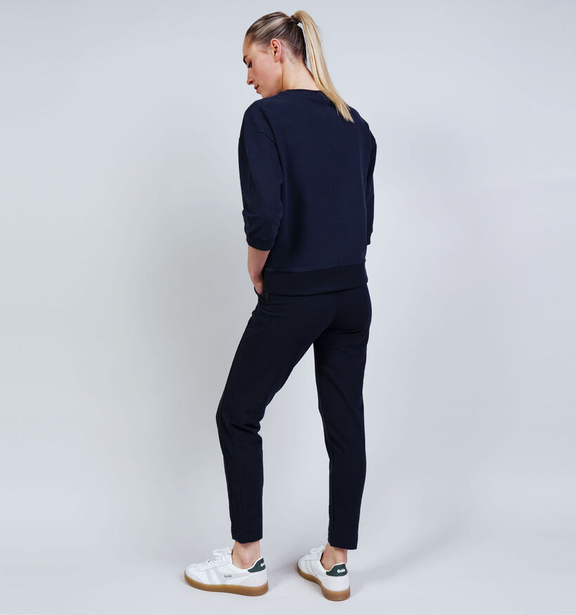 Elbsand Parvin Donkerblauwe Sweater voor dames (374226)