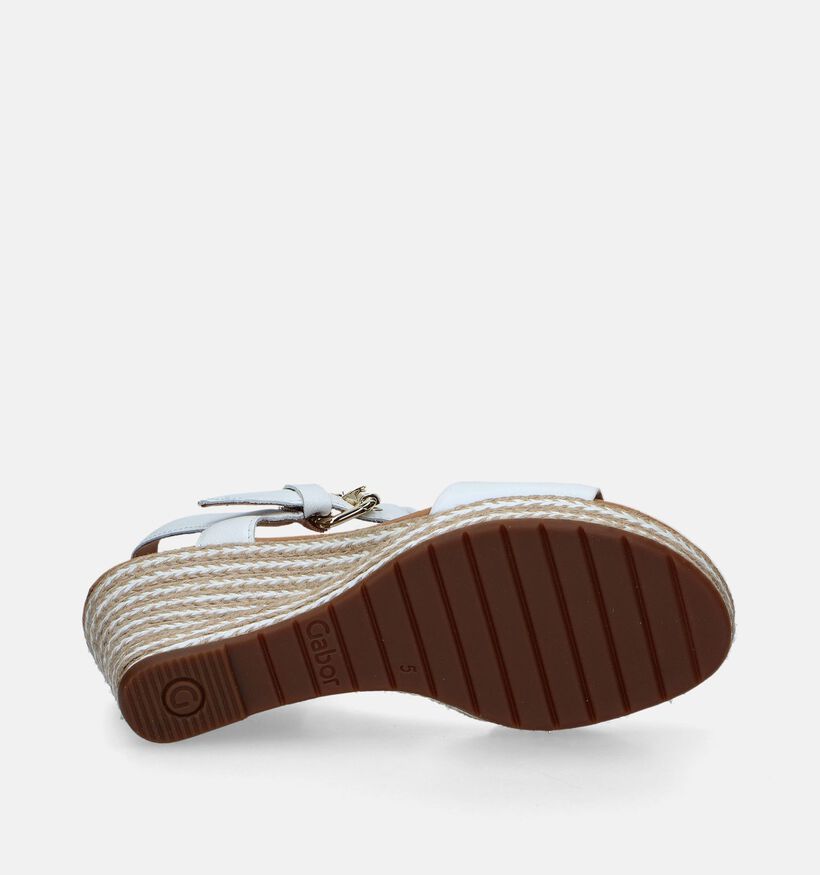 Gabor Comfort Witte Sandalen Met Sleehak voor dames (339493)