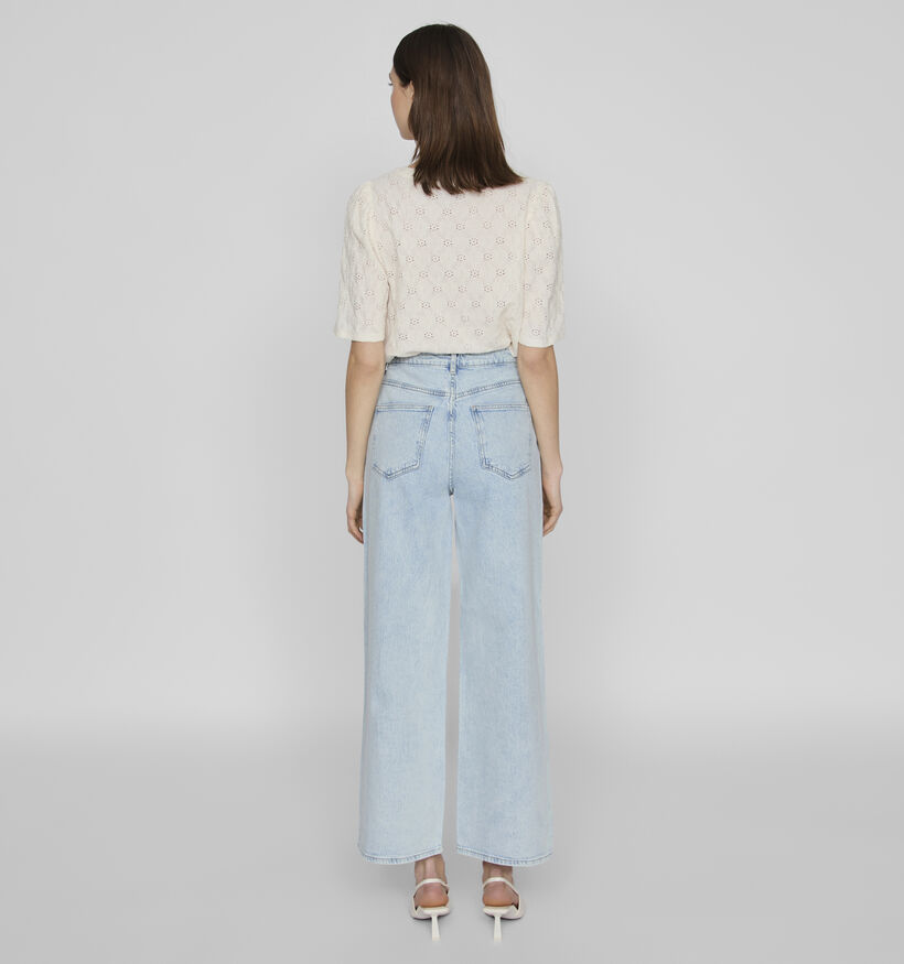 Vila Freya Blauwe Wide leg jeans L32 voor dames (351783)