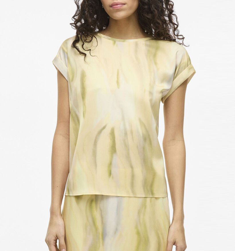 Vila Viellette T-shirt en Jaune pour femmes (359471)