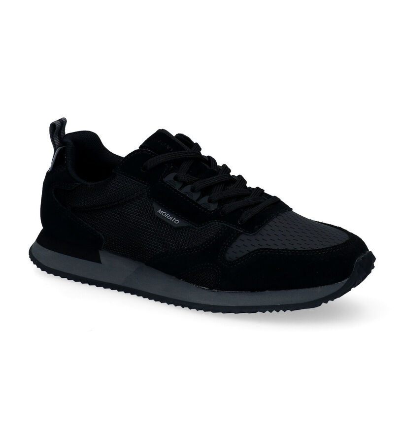 Antony Morato Mixer Zwarte Sneakers in nubuck (296834)