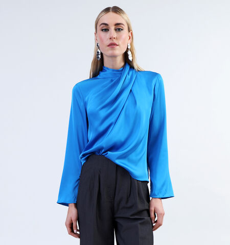 Blouse bleu