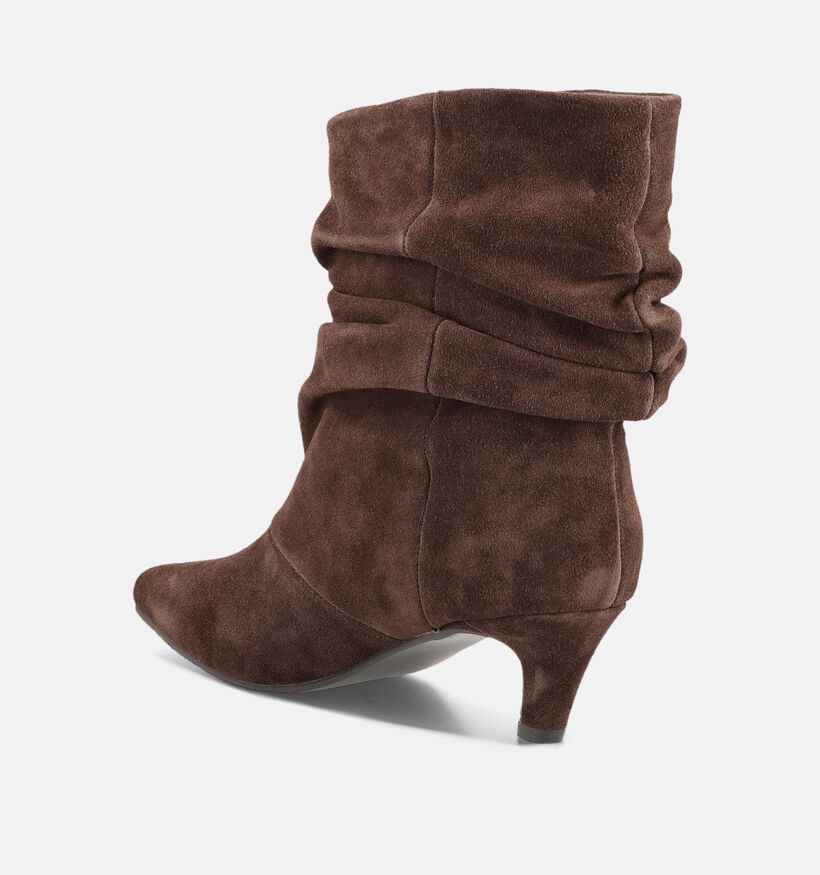Poelman Bottes en Marron pour femmes (384348)