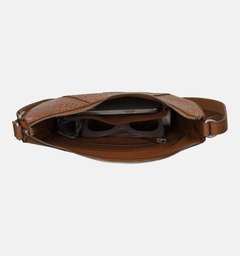 Burkely Colbie Sac port&eacute; crois&eacute; en Cognac pour femmes (380469)