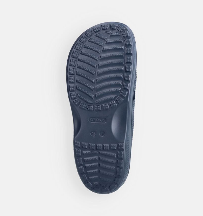 Crocs Slide Claquettes en Bleu fonc&eacute; pour hommes (370908)