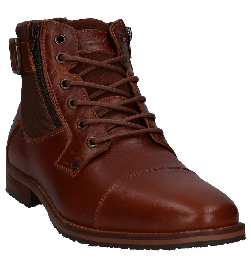 Bullboxer Chaussures hautes en Cognac en cuir (279117)