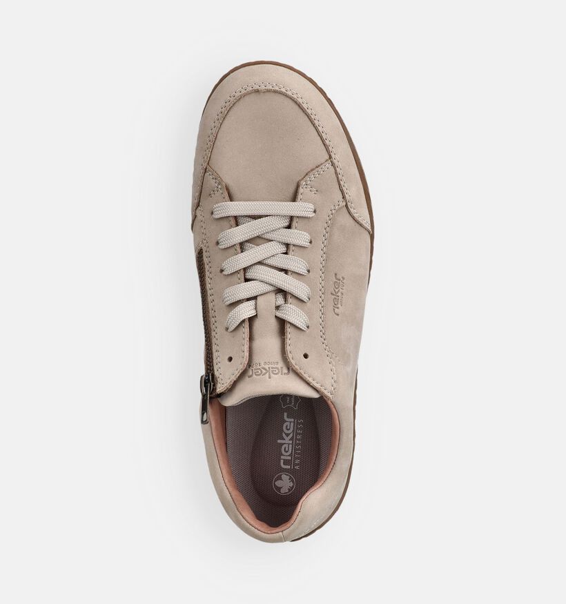 Rieker Chaussures &agrave; lacets en Beige pour hommes (367569) - pour semelles orthop&eacute;diques