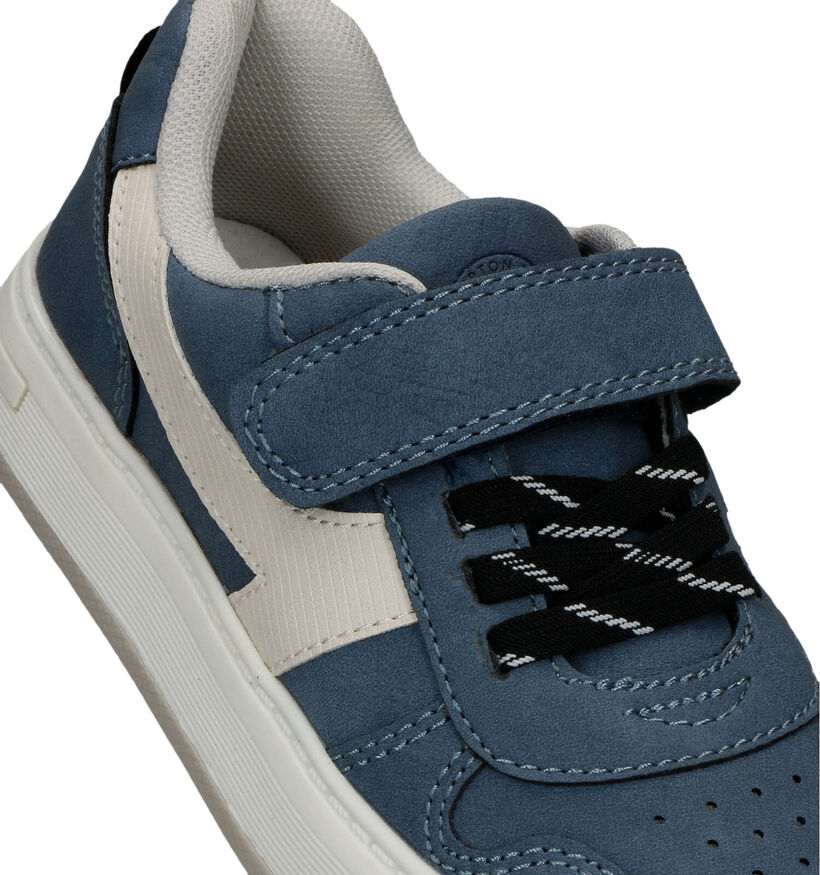 Hampton Bays Chaussures à scratch en Bleu pour garçons (320762) - pour semelles orthopédiques