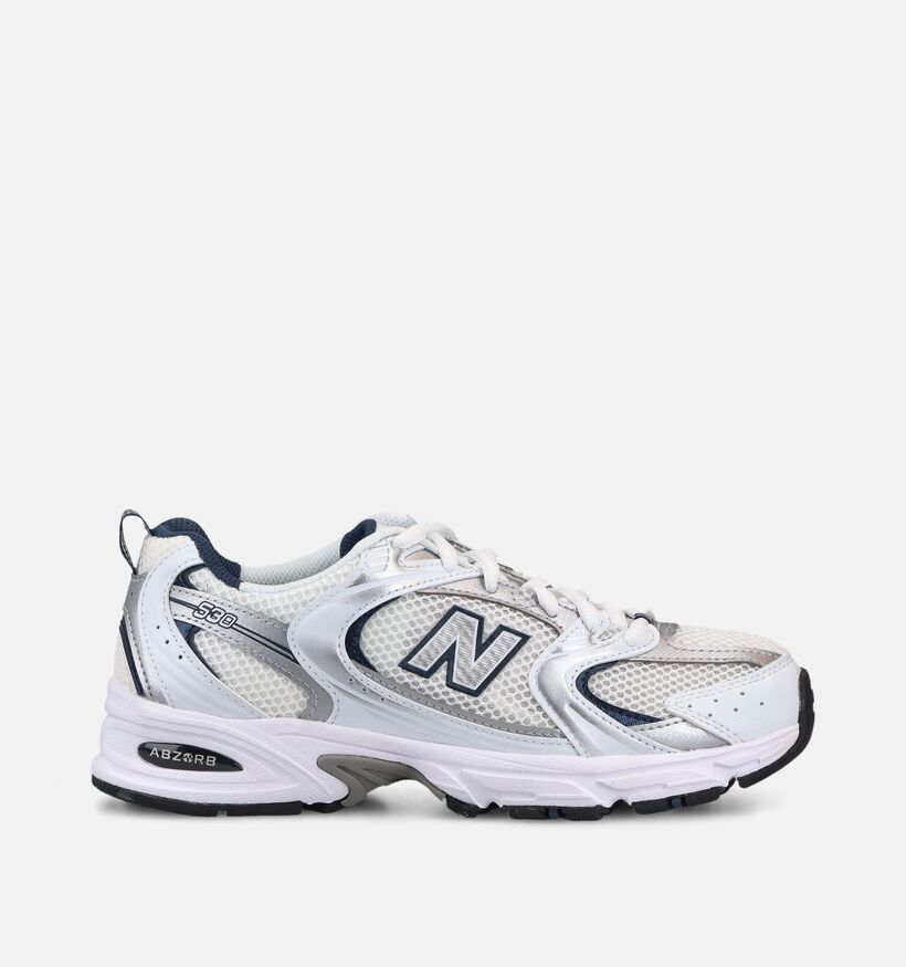 New Balance 530 Witte/Blauwe Sneakers voor dames (372220) - geschikt voor steunzolen