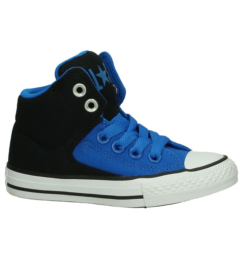 Converse Chuck Taylor All Star High Street Baskets en Bleu en textile (191263)