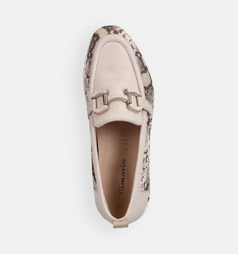 Tamaris Beige Mocassins voor dames (367682) - geschikt voor steunzolen