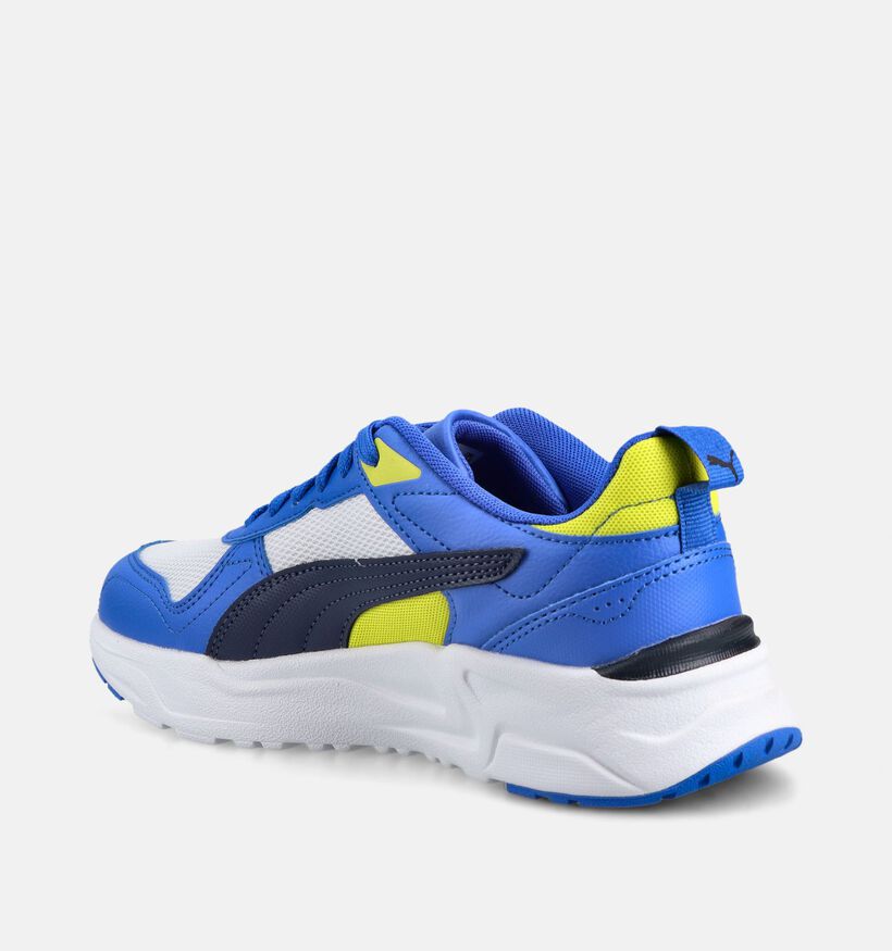 Puma Trinity 2 LT Jr Blauwe Sneakers voor jongens, meisjes (366645) - geschikt voor steunzolen