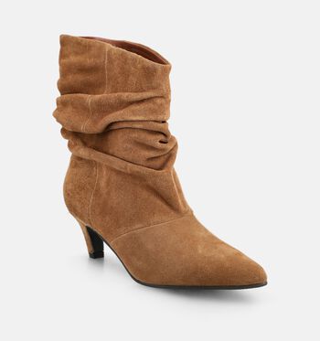 Poelman Bottes Beige/Cognac/Marron/Vert