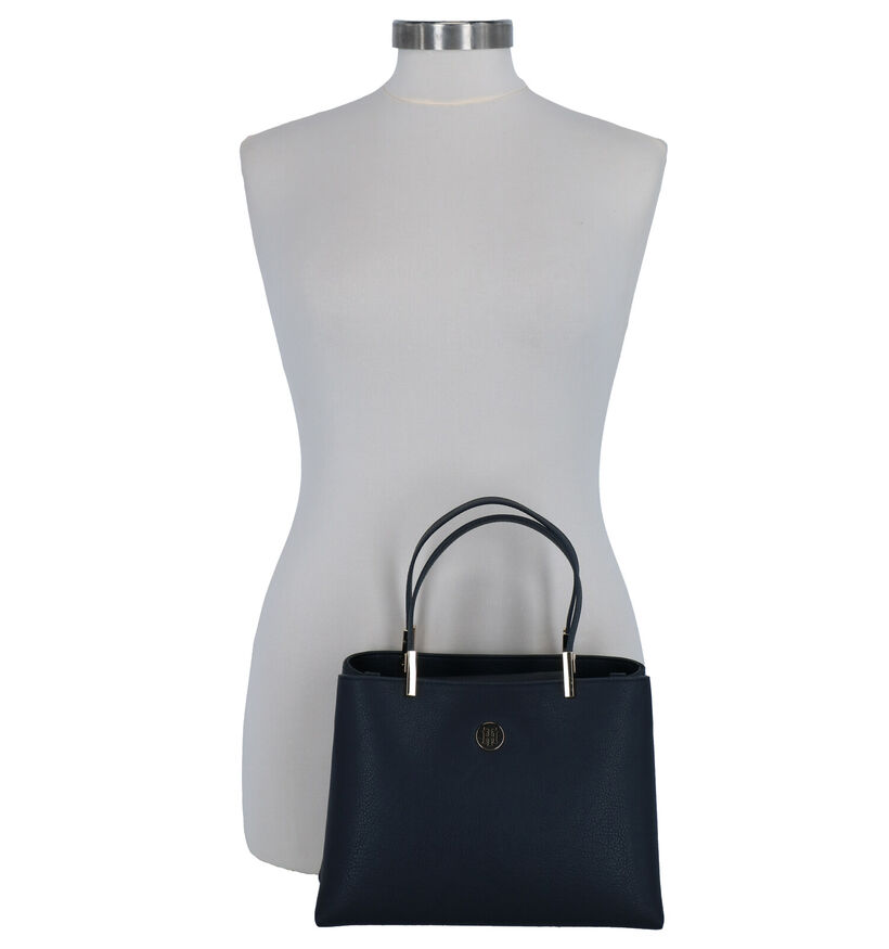 Tommy Hilfiger TH Core Sac à main en Bleu foncé en simili cuir (264560)