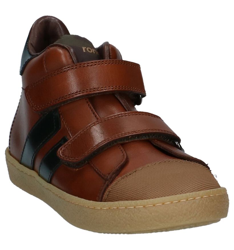 Rondinella Bruine Boots met Velcro, , pdp
