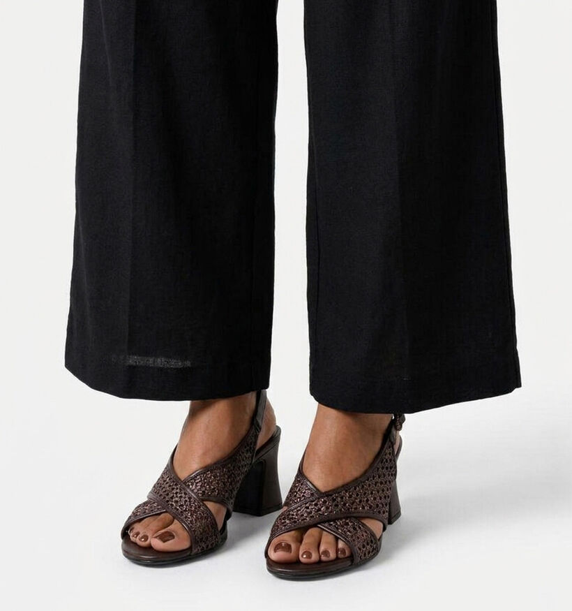 Tamaris Bruine Sandalen met hak voor dames (371743)