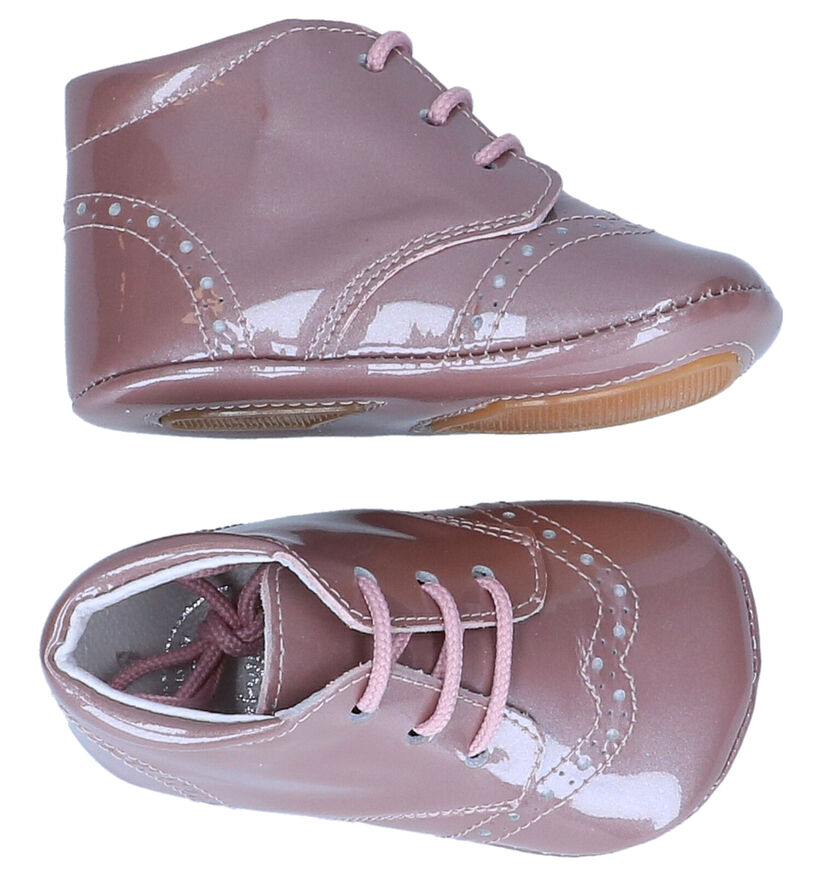 Beberlis Chaussons pour bébé en Rose pour filles (297323)