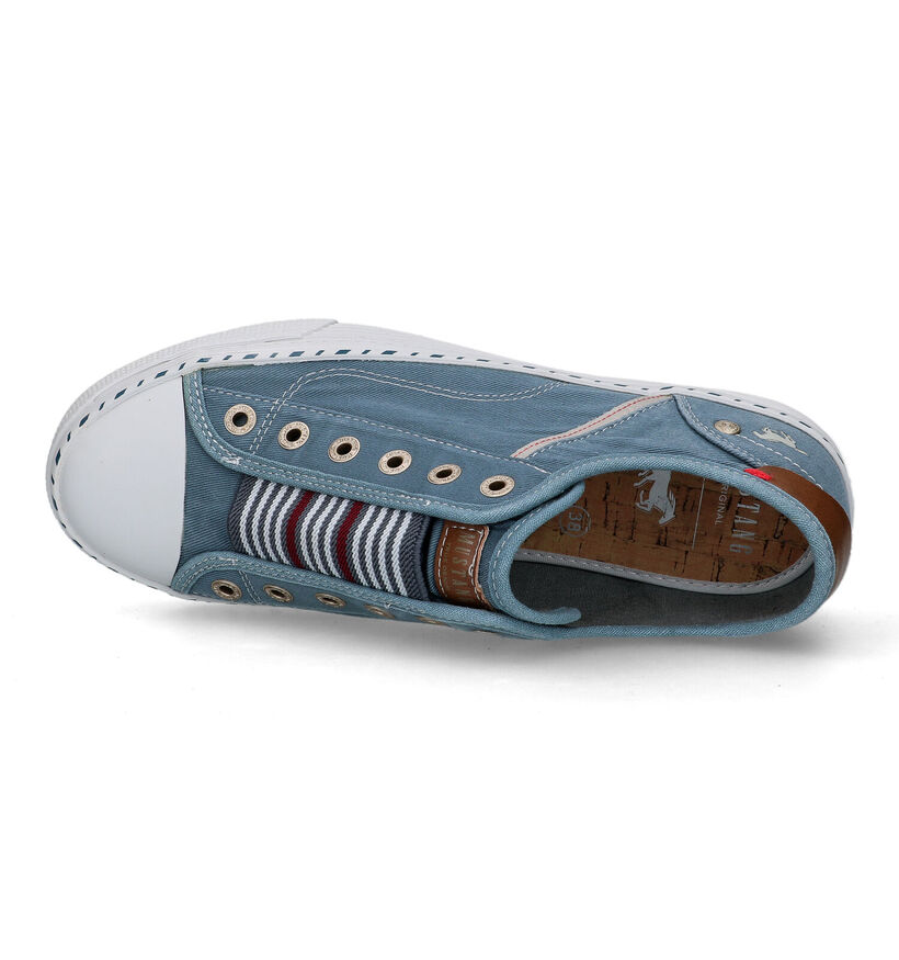 Mustang Blauwe Slip-on Sneakers voor dames (320438)