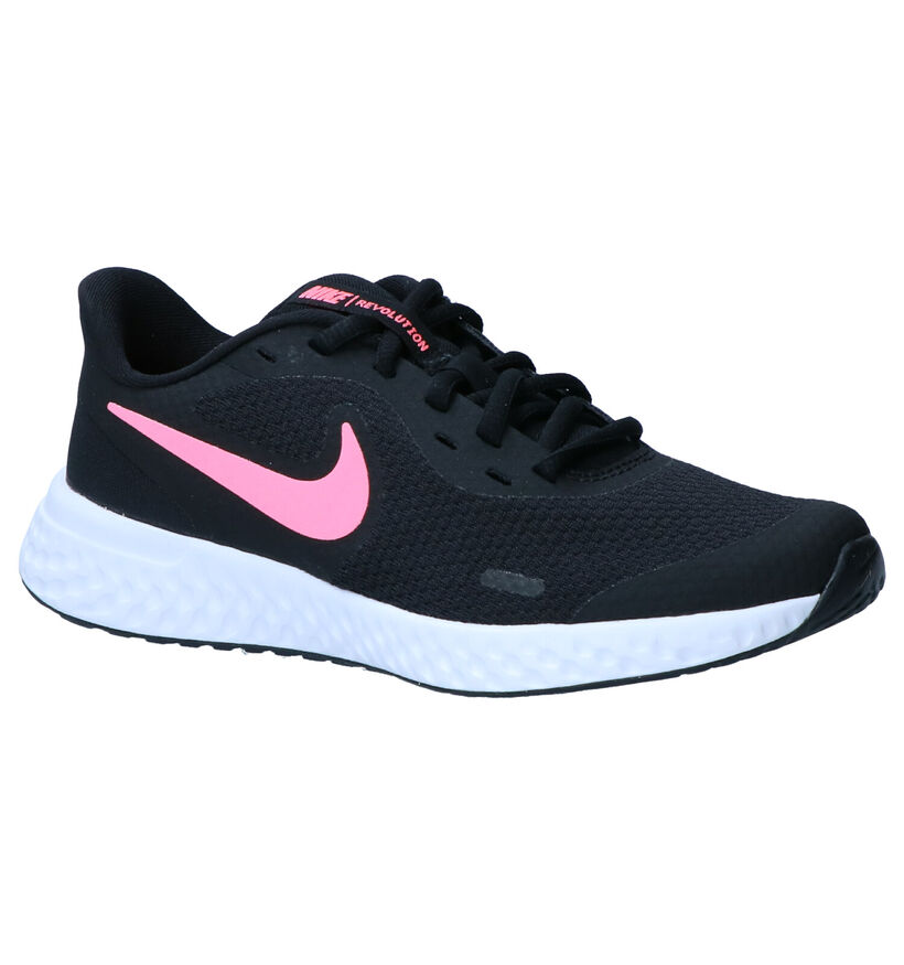 Nike Revolution 5 Roze Sneakers in stof (283831)